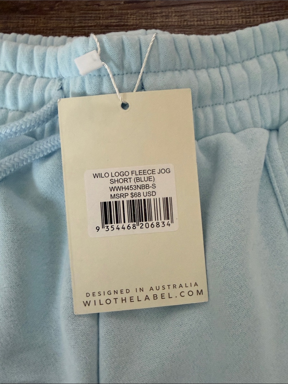 Wilo The Label Pale Blue Women's Lounge Shorts - Picture 2 of 6